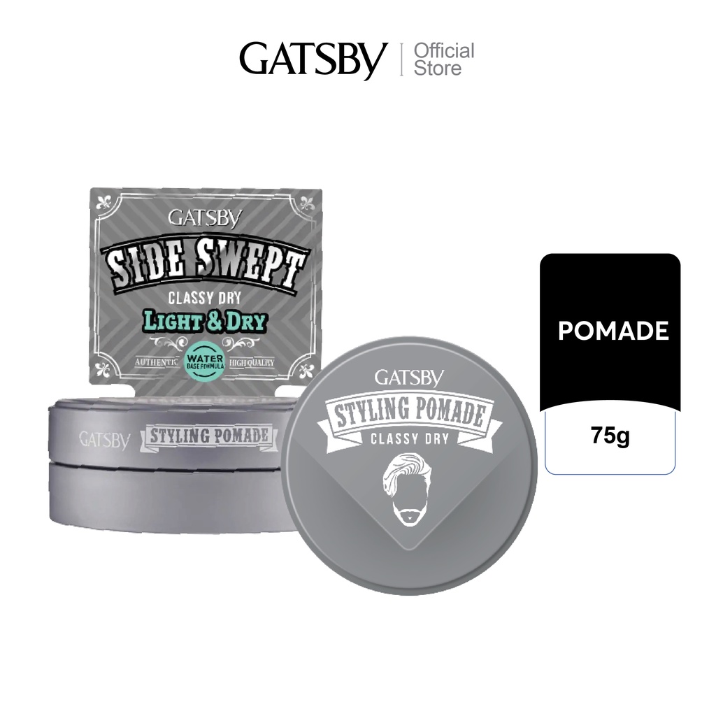 Pomade Tạo Kiểu Tóc GATSBY STYLING POMADE CLASSY DRY 75g