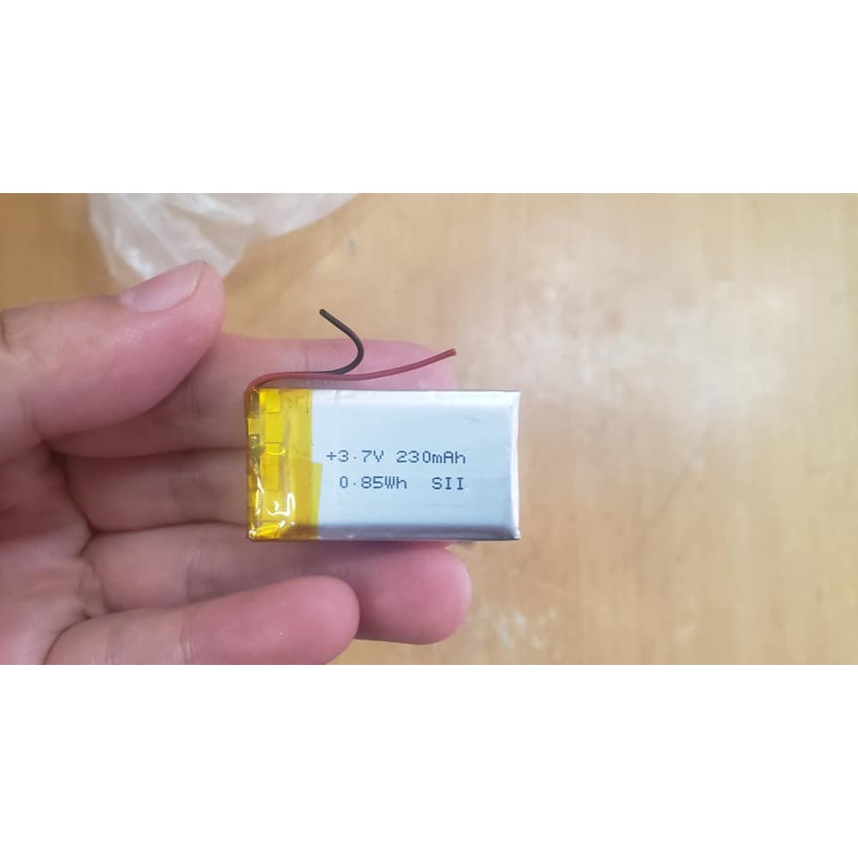 Pin lipo 3.7V 230mah mã pin 402035