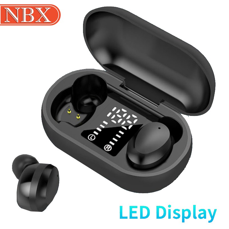 NBX F12 wireless headset Bluetooth 5.0 9D sound compatible with any mobile phone
