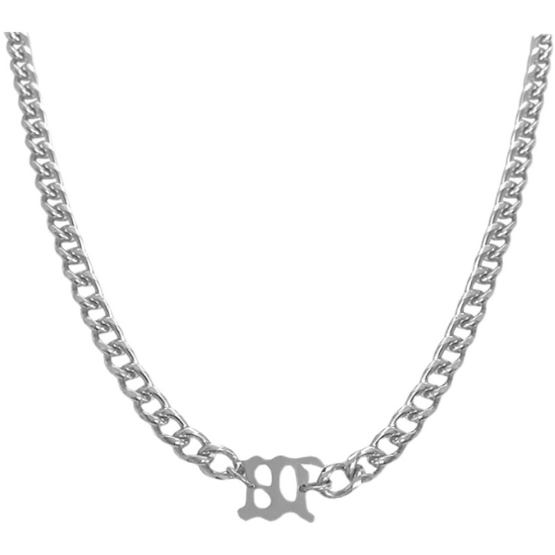 Vòng cổ Sợi Xích Ngắn Bằng Kim Loại Dày Phong Cách hip hop Thời Trang Cho Nam Và Nữ