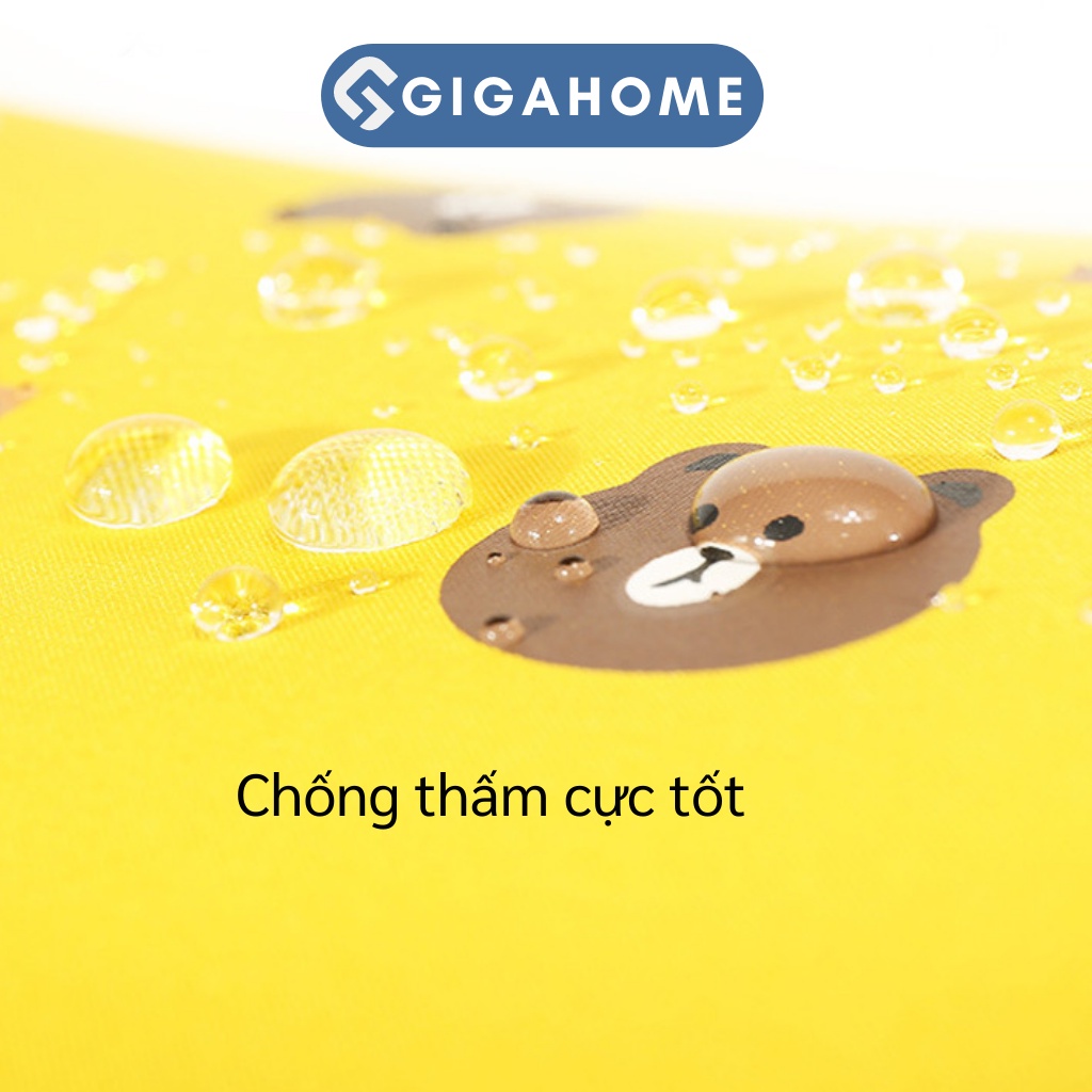 Ô Dù Che Mưa, Đi Nắng Hình Gấu Brown Chống Tia UV GIGAHOME Nhỏ Gọn Dễ Đem Theo 6998