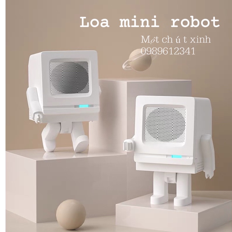 Loa bluetooth Mini Robot sáng tạo quà tặng cho mọi người thân yêu ❌Freeship-Sẵn❌