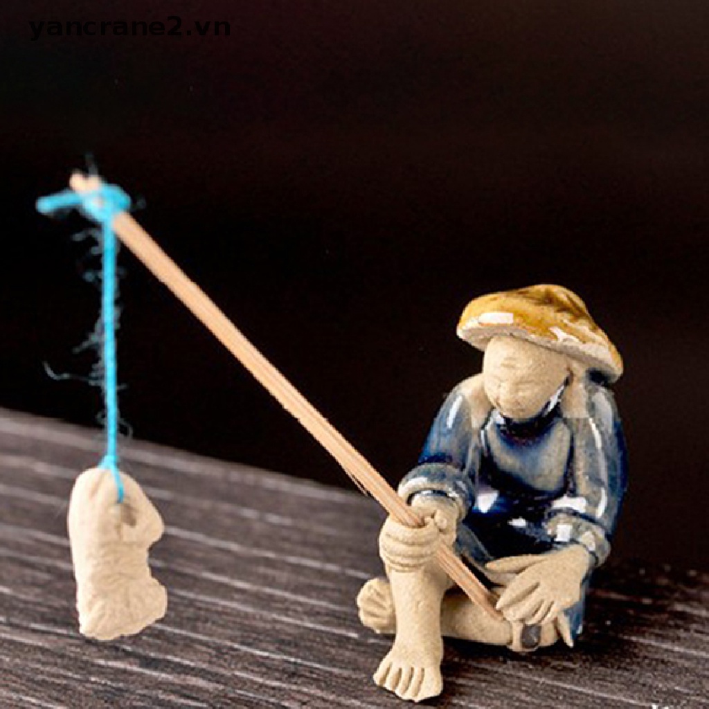 Tượng Câu Cá Bằng Nhựa resin Trang Trí Sân Vườn Ngoài Trời