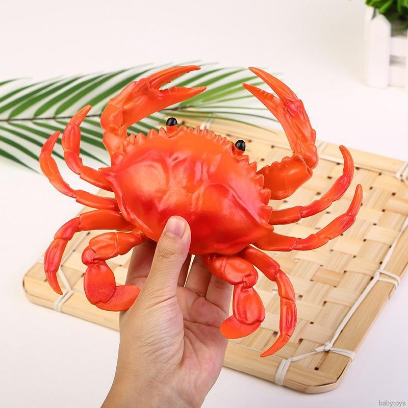 Mô hình tôm/cua bằng nhựa thích hợp trang trí bể cá