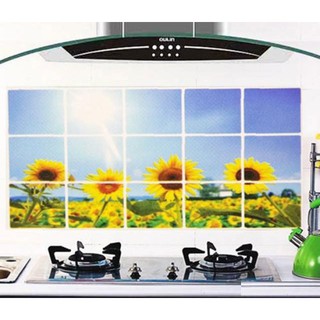 Tấm Dán Cách Nhiệt Nhà Bếp Chống Dầu Mỡ  - Decal Dán Bếp (90x60cm)