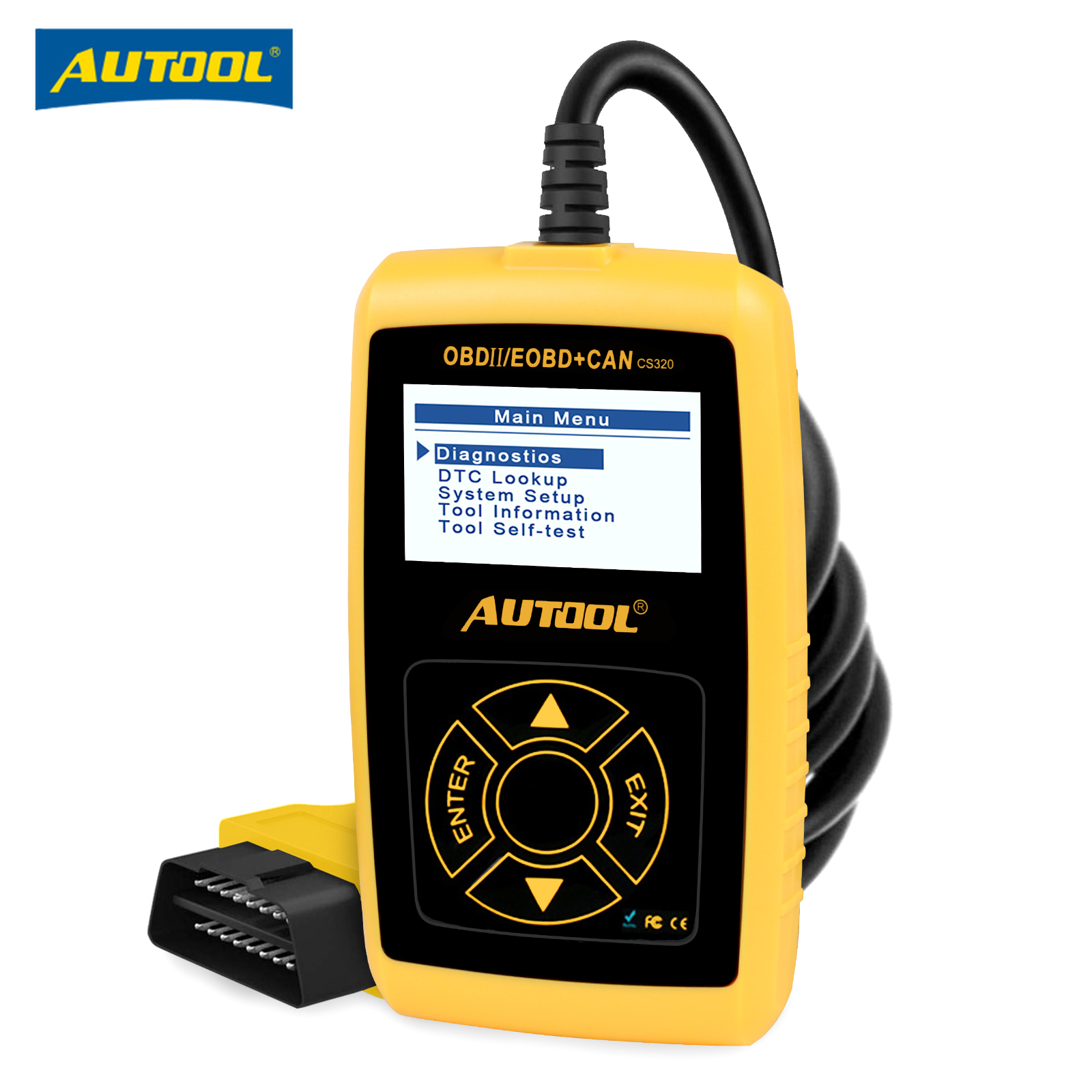 Thiết Bị Chẩn Đoán Lỗi AUTOOL Cs320 Cho Xe Ô Tô Obd2 Ii Obd2 Ii Chất Lượng Cao