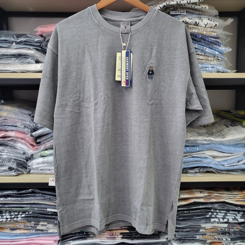Áo Thun WHOAU Korea mới 2022 - Garment Dyed