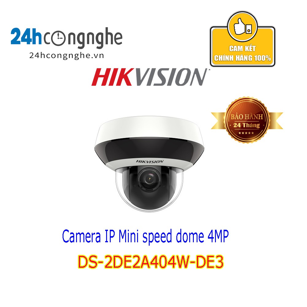 Camera IP Speed Dome 4MP HIKVISION DS-2DE2A404W-DE3 - Hàng chính hãng