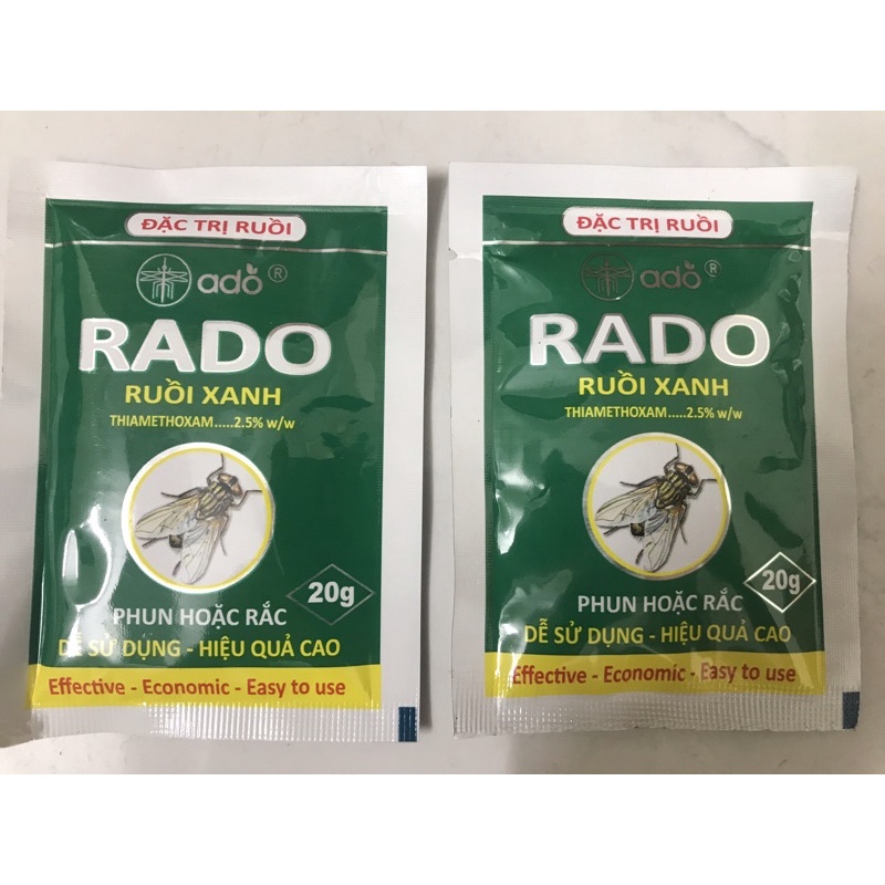Combo 10 gói thuốc diệt Ruồi Rado 20g - Hiệu quả thần tốc