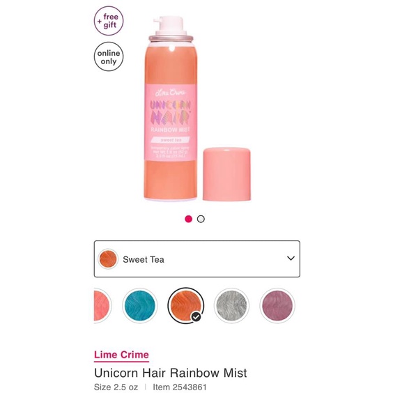 XỊT TÓC KIM TUYẾN CÓ NHŨ LIME CRIME UNICORN HAIR STAR &amp; RAINBOW MIST GITTERY COLOR SPRAY CHÍNH HÃNG - 11361