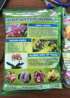 Phân bón hữu cơ tan chậm cho hoa lan