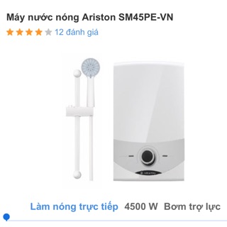 Máy nước nóng trực tiếp SM 45 PE (có bơm)