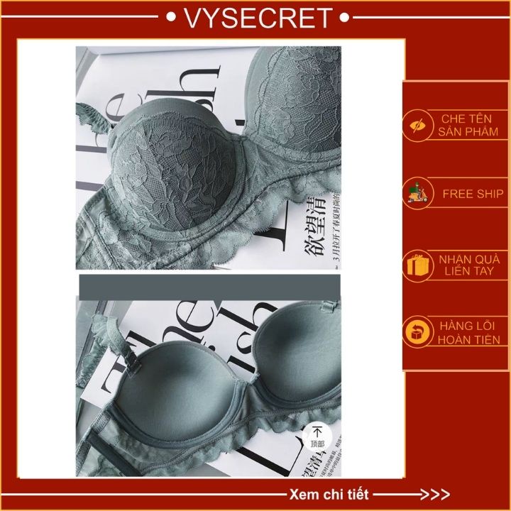 BÔ ĐỒ LÓT Cenka 💥 FEESHIP + MÃ GIẢM GIÁ💥  cup ngang ren bèo có gọng mút nhẹ thoáng mát ,phom ngực siêu đẹp. | BigBuy360 - bigbuy360.vn