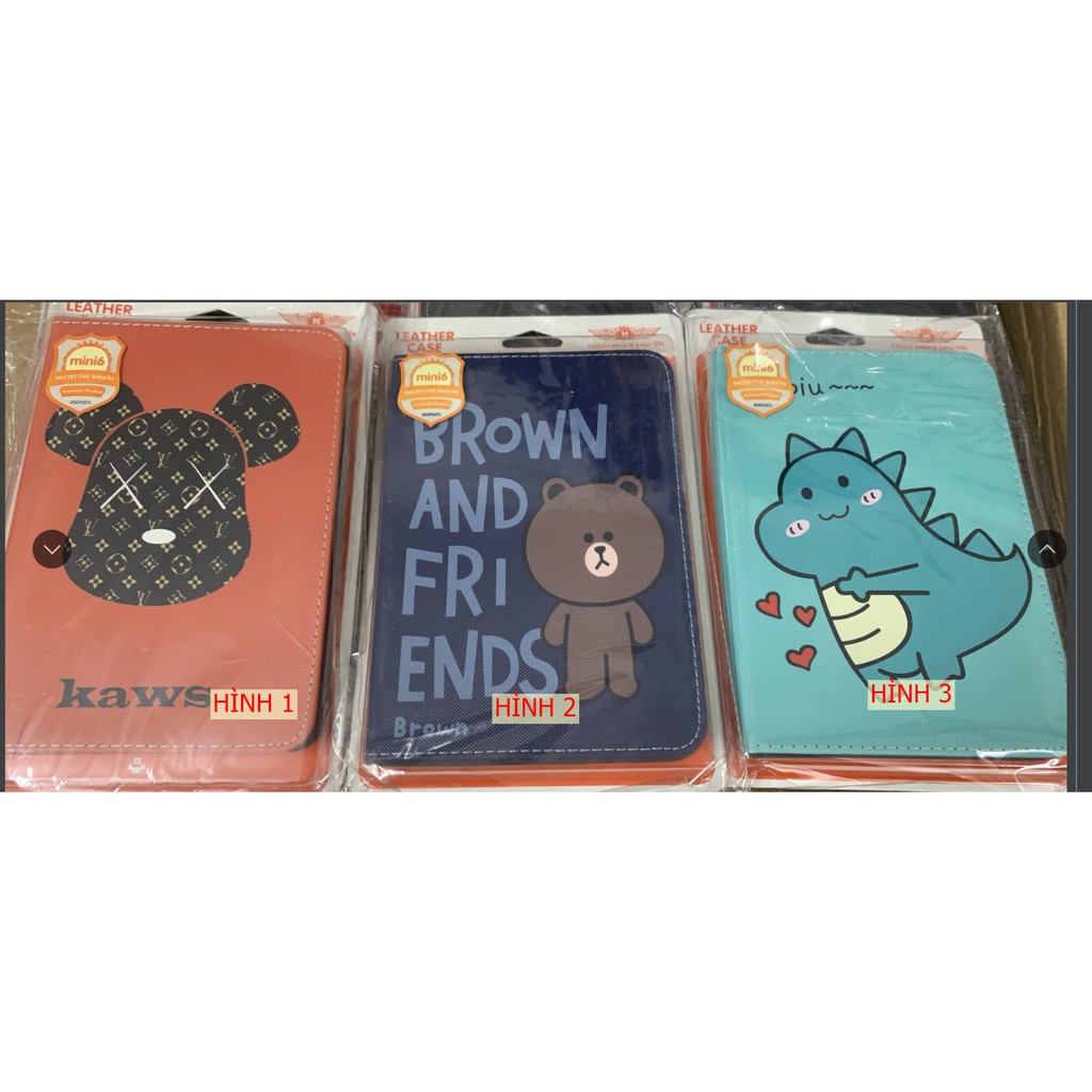 Bao da ốp 2 mặt máy tính bảng hình cute cho ipad 10  9.7 2021 2018 mini 1 2 3 4 5 6 7 8 9 Air 10.2 10.5 10.9 GEN 10 2022