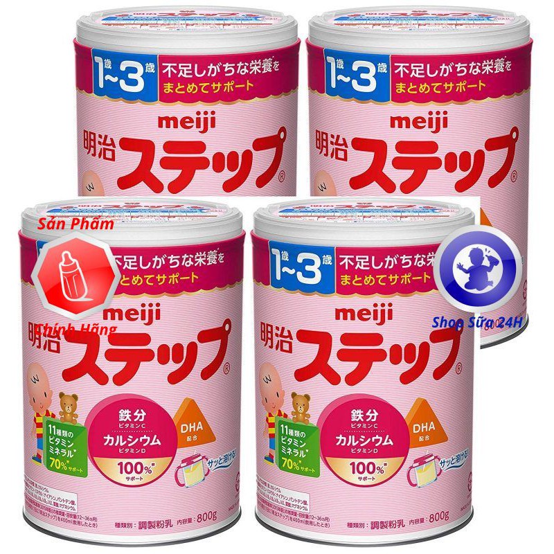 [DATE MỚI] Sữa MEIJI Nội Địa Nhật Số 0-1/ Số 1-3 Lon 800g