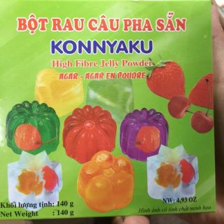 Bột rau câu pha sẵn đủ vị