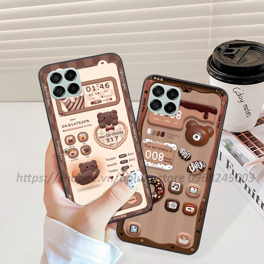 Ốp lưng Samsung M33 / M53 / M32 / M62 in hình 3D gấu,thỏ cute dễ thương