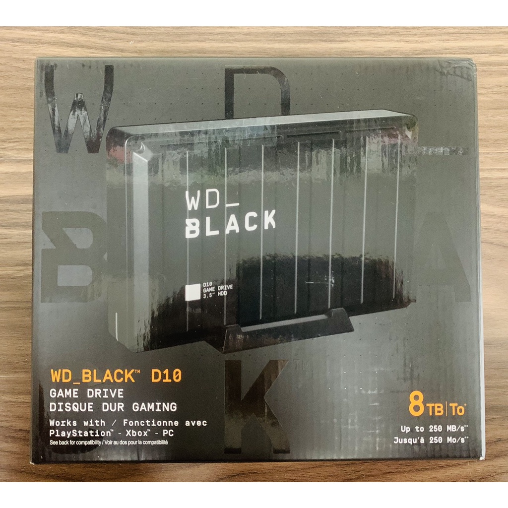 Ổ cứng di động HDD WD Black D10 8TB 3.5 inch Game Drive