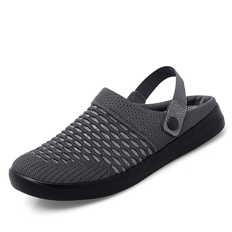 Dép lười bít mũi thoáng khí thời trang mùa hè năng động dành cho nam | BigBuy360 - bigbuy360.vn