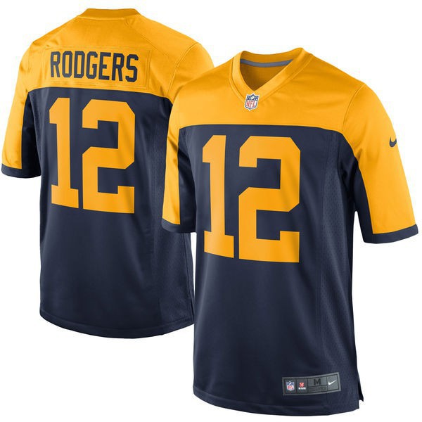Áo Thun Bóng Đá Dáng Rộng Màu Xanh Lá Số 12 Aaron Rodgers Phong Cách Unisex