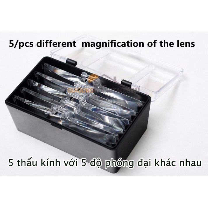 Kính lúp đeo mắt có đèn M3 M3-MG9892B zoom (1.0X 1.5X 2.0X 2.5X 3.5X)