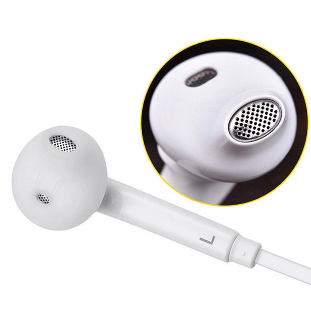 Tai Nghe Nhét Tai Jack 3.5mm Có Micro Âm Thanh Stereo Sống Động Cho Điện Thoại Samsung S6
