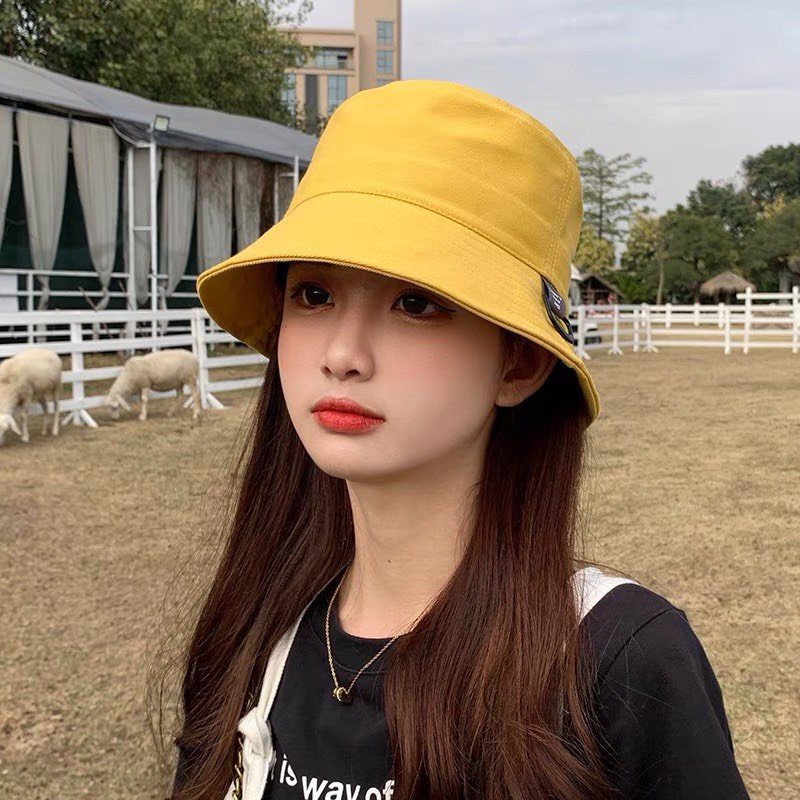 Mũ bucket trơn tròn vành phong cách nhiều màu MD10