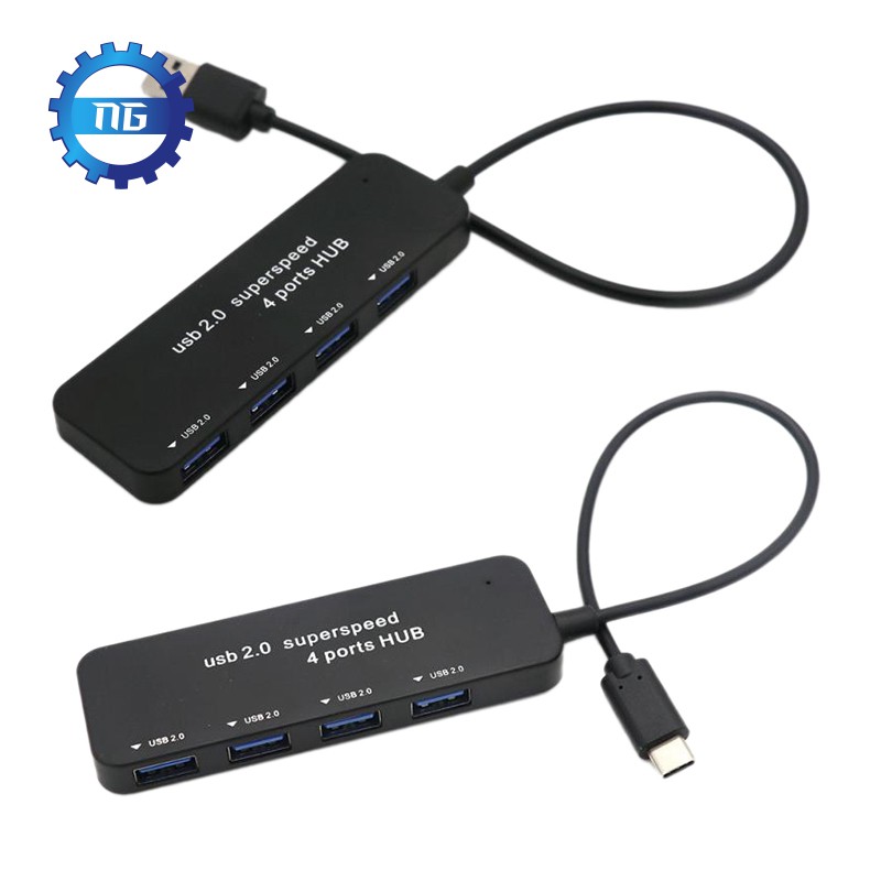 (Đang Bán) Bộ Thiết Bị Chuyển Đổi Usb Sang Usb 2.0 2 Trong 1 4 Cổng Cho Điện Thoại Thông Minh