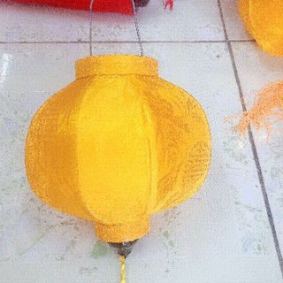 Lồng Đèn Hội An lụa tròn 30cm siêu đẹp dáng tròn