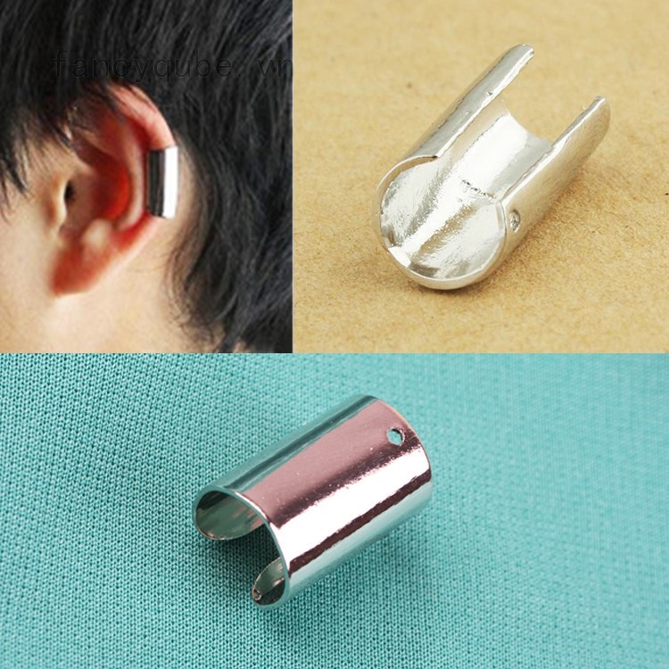Khuyên đeo vành tai bằng hợp kim kiểu dáng đơn giản thời trang cho nữ