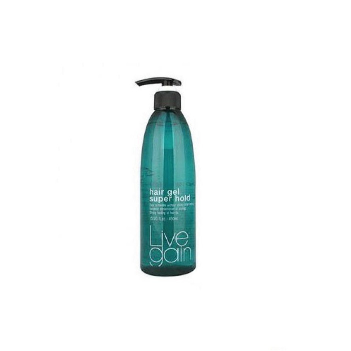 Gel vuốt tóc xoăn Live Gain  450ml, giữ nếp cả ngày, không bết dính, không bám bụi, gel livegain