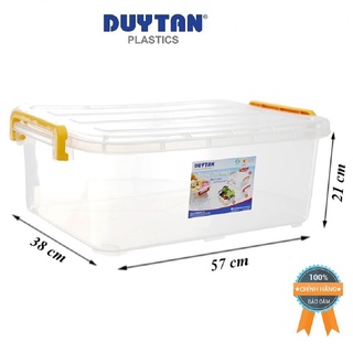 { TIỆN DỤNG VÀ AN TOÀN } Thùng Nhựa Duy Tân Trong Suốt 30 Lít (56.4 x 37.9 x 20.5 cm) No.H117 bền đẹp, cứng chắc.