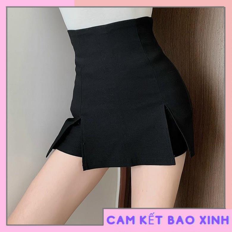 CHÂN VÁY XẺ HAI BÊN CỰC XINH CÓ QUẦN TRONG TT6 [Hàng Siêu Cấp]