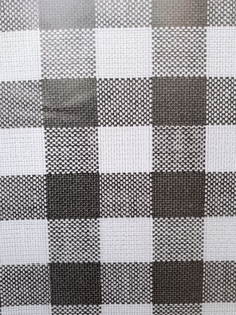 Decal giấy dán tường sọc ca rô đen khổ rộng 45cm