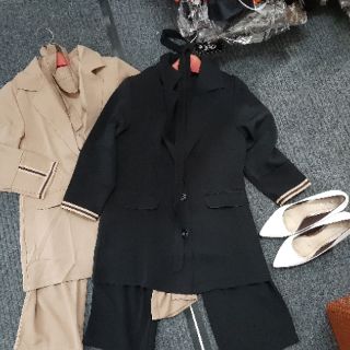 Set vest quần ống rộng