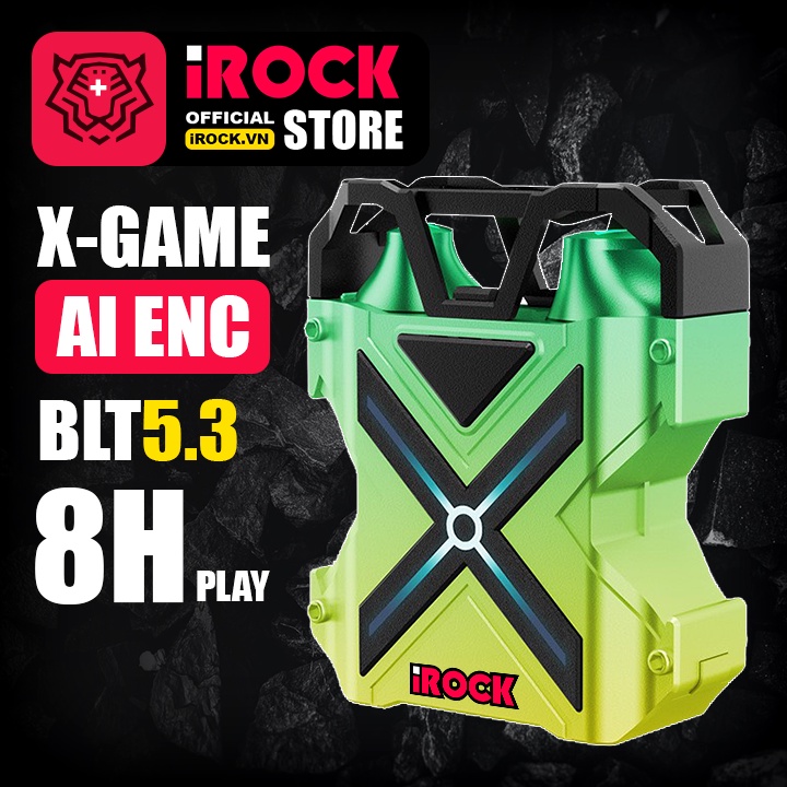 iRock X-Game Gen2 1562E - Tai Nghe Bluetooth Chơi Game - Đèn Led - Âm Thanh 3D