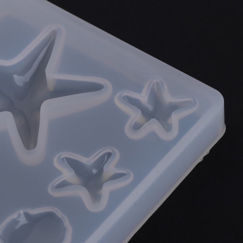 Khuôn silicone làm đồ trang sức resin epoxy DIY thủ công tạo hình vỏ sò độc đáo
