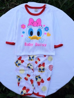 Bộ dài cotton giấy cài vai