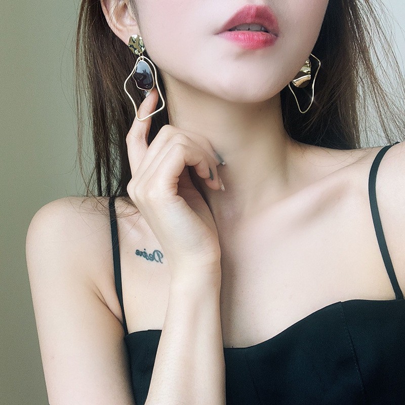 Hoa Tai Dáng Dài Phong Cách Retro Sang Trọng A0003