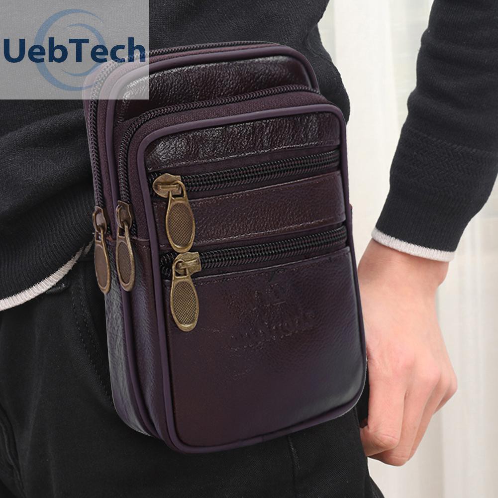 Túi da đựng điện thoại Uebtech đa năng đeo thắt lưng
