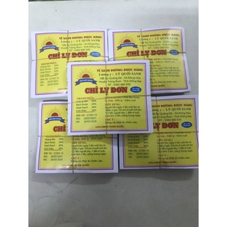 Combo 10 túi chỉ lỵ đơn, mỗi túi 10 gói, hỗ trợ giảm đau bụng, tiêu chảy, kiết lỵ, viêm ruột