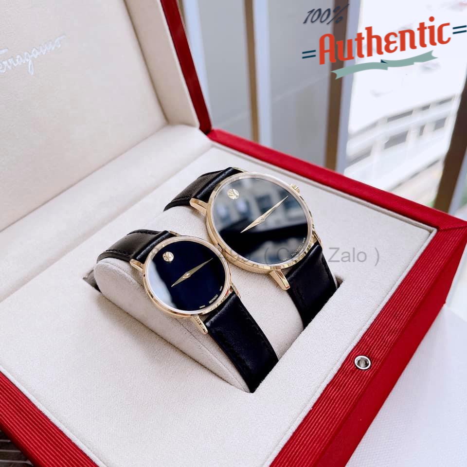 Đồng Hồ Nam Nữ Movado Museum Couple 0607314 & 0607319