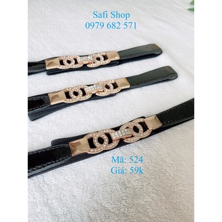 Đai váy thắt lưng dây nịt nữ mặt khóa hợp kim mã 524