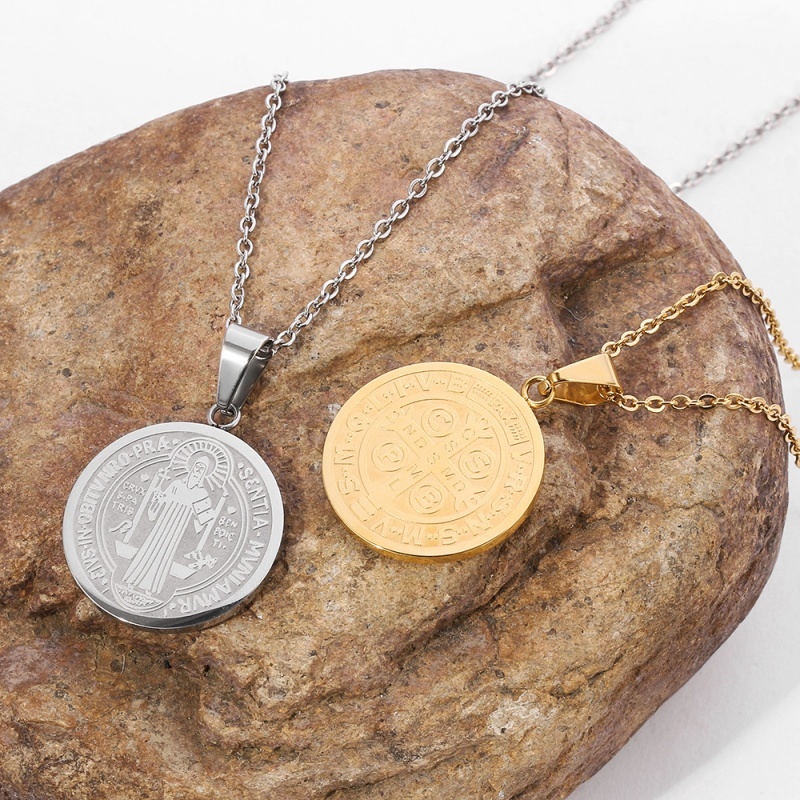 (MớI) Vòng cổ HìNh TháNh Giá BằNg ThéP Không Gỉ