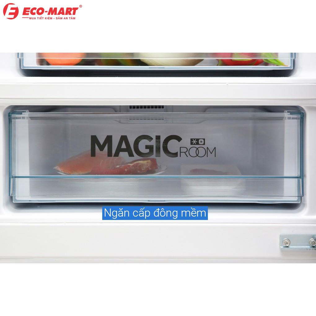 Tủ lạnh Aqua Inverter 327 lít màu sơn đen AQR-IW338EB.BS