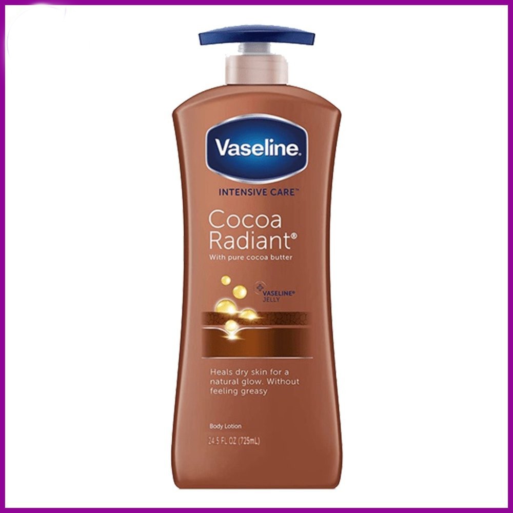 Sữa dưỡng thể trắng da Vaseline Intensive Care Cocoa Radiant 725ml