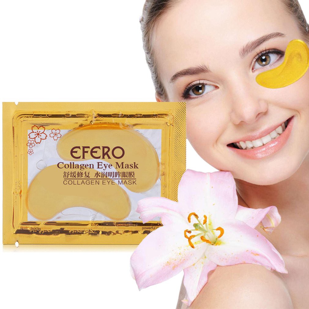 Mặt nạ mắt collagen vàng 24K chống nếp nhăn lão hóa và quầng thâm | BigBuy360 - bigbuy360.vn