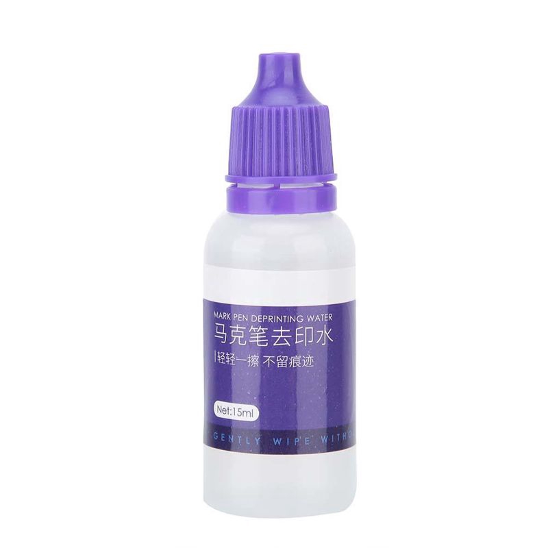 15ml Mark Pen Mark Removal Erasing Liquid Marker Tool Eraser Cleanser Accessory