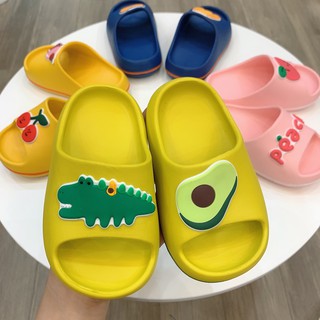 Dép bánh mì  HOA QỦA siêu êm và nhẹ, chống trơn trượt cho bé-4KIDS
