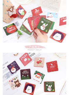 Thiệp noel 8,5cm